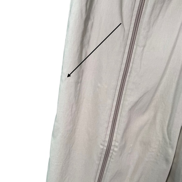 ART Ateliers Rare Toggery Light Gray Size XL Zipper Split Leg Straight Pants - Picture 5 of 8